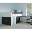 Compact Spacesaver Single Bed With Cupboard Doors